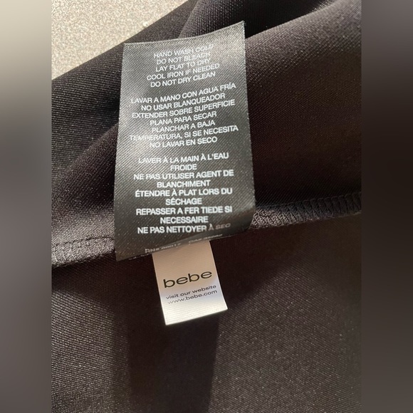 BEBE Black/Cream Dress - Picture 5 of 6